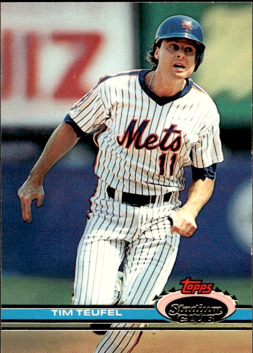 1991 Stadium Club #43a Tim Teufel