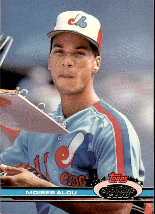 1991 Stadium Club #31b Moises Alou