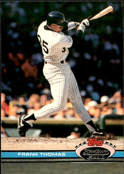 1991 Stadium Club #57 Frank Thomas