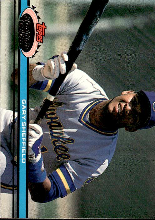 1991 Stadium Club #95a Gary Sheffield