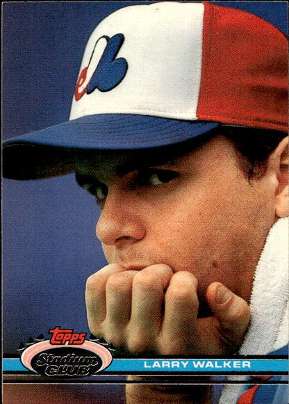 1991 Stadium Club #93 Larry Walker