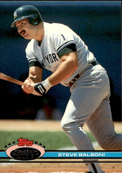 1991 Stadium Club #134a Steve Balboni