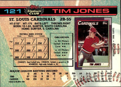 1991 Stadium Club #121 Tim Jones