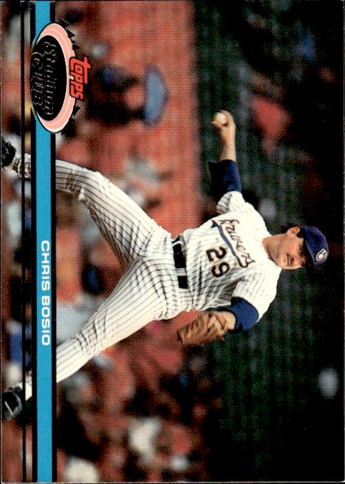 1991 Stadium Club #164 Chris Bosio