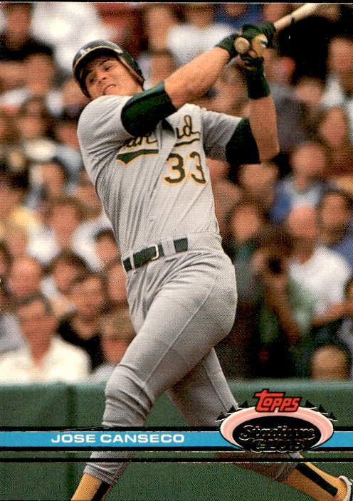 1991 Stadium Club #155 Jose Canseco