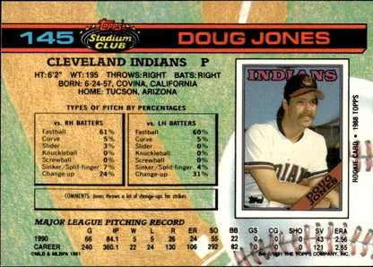 1991 Stadium Club #145a Doug Jones