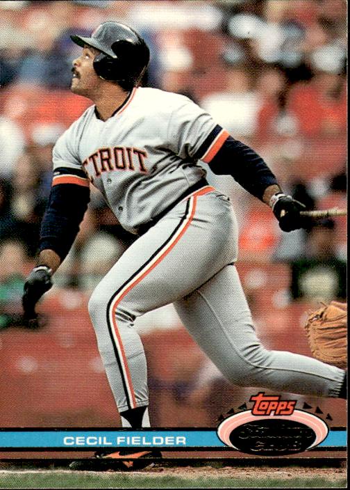 1991 Stadium Club #186 Cecil Fielder