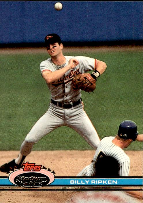 1991 Stadium Club #222b Billy Ripken