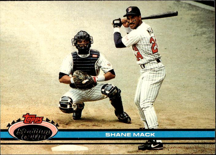 1991 Stadium Club #259a Shane Mack