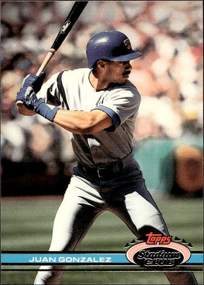 1991 Stadium Club #237 Juan Gonzalez