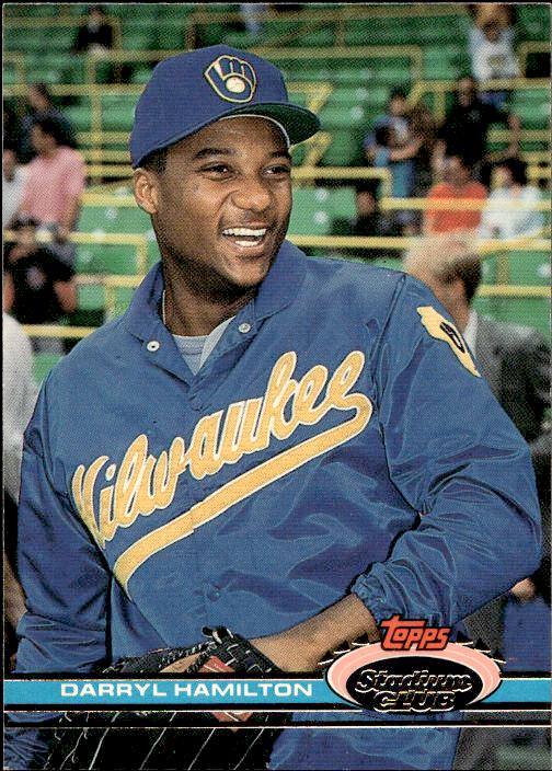 1991 Stadium Club #234a Darryl Hamilton