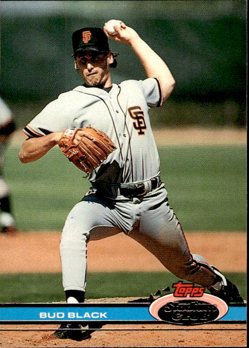 1991 Stadium Club #302a Bud Black