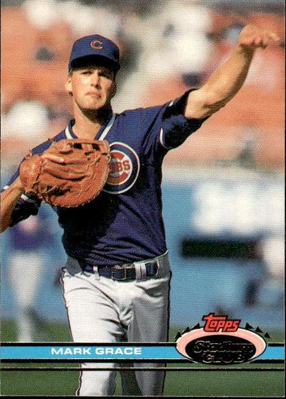 1991 Stadium Club #290a Mark Grace