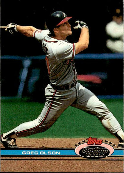 1991 Stadium Club #288b Greg Olson