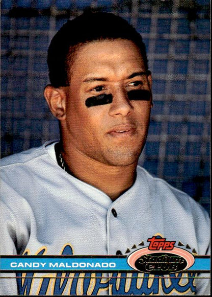 1991 Stadium Club #350a Candy Maldonado