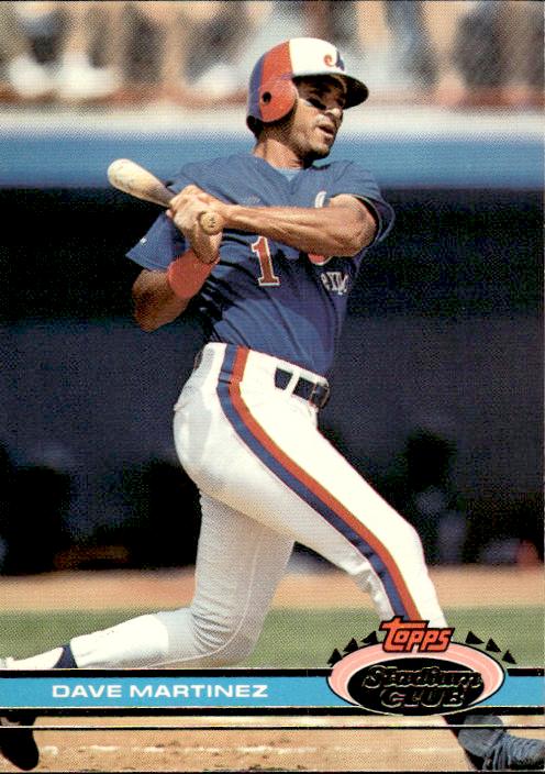 1991 Stadium Club #346 Dave Martinez