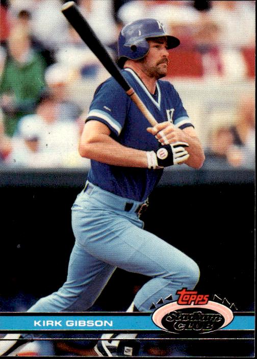 1991 Stadium Club #344a Kirk Gibson