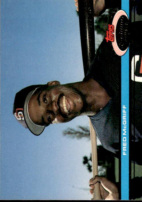 1991 Stadium Club #357b Fred McGriff