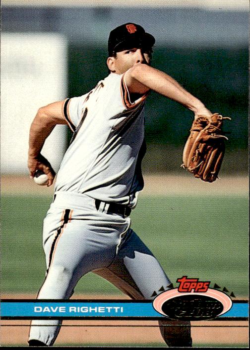 1991 Stadium Club #356 Dave Righetti