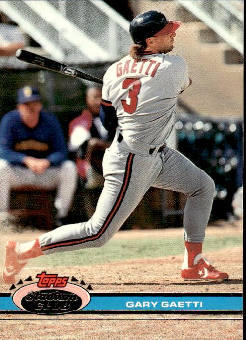 1991 Stadium Club #353 Gary Gaetti