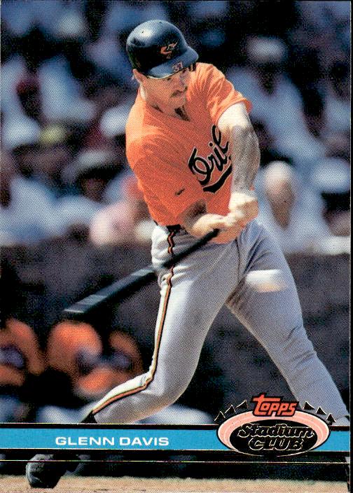 1991 Stadium Club #391 Glenn Davis