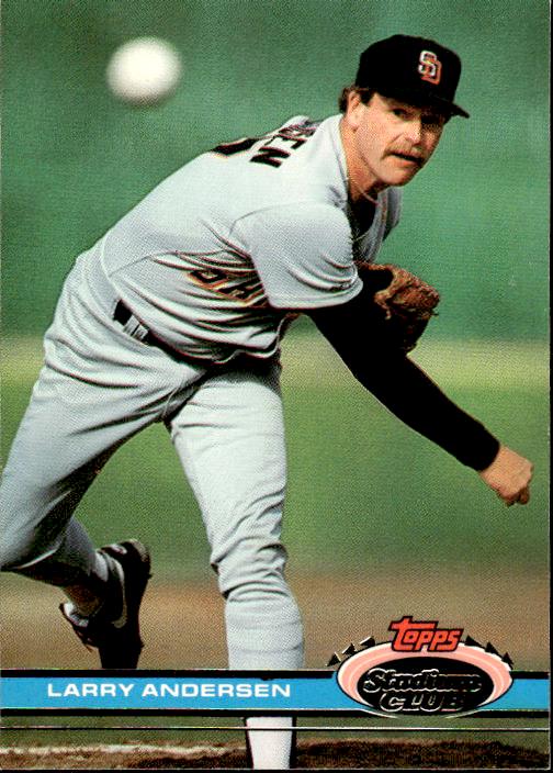 1991 Stadium Club #390a Larry Andersen