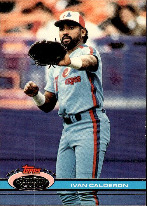 1991 Stadium Club #383 Ivan Calderon