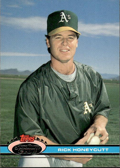 1991 Stadium Club #415 Rick Honeycutt