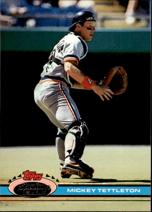 1991 Stadium Club #412 Mickey Tettleton