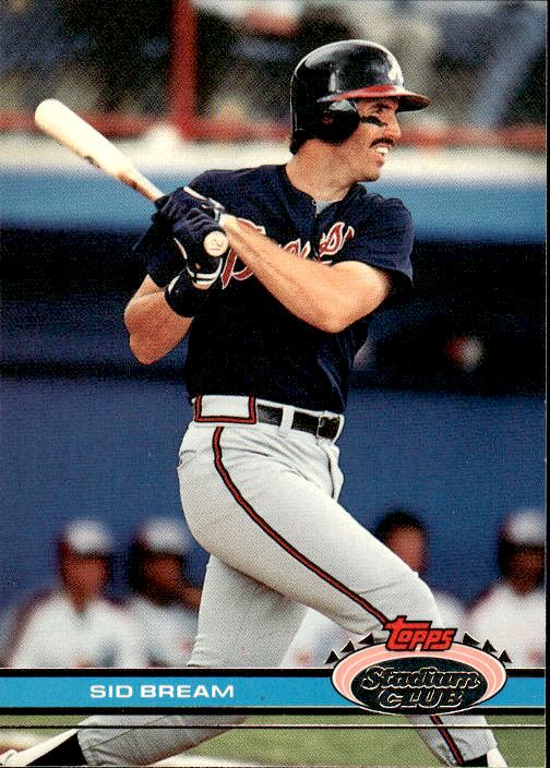 1991 Stadium Club #427a Sid Bream