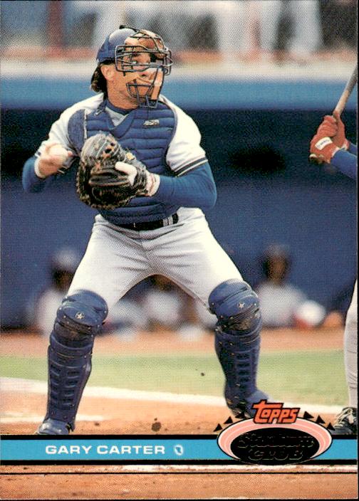 1991 Stadium Club #424a Gary Carter