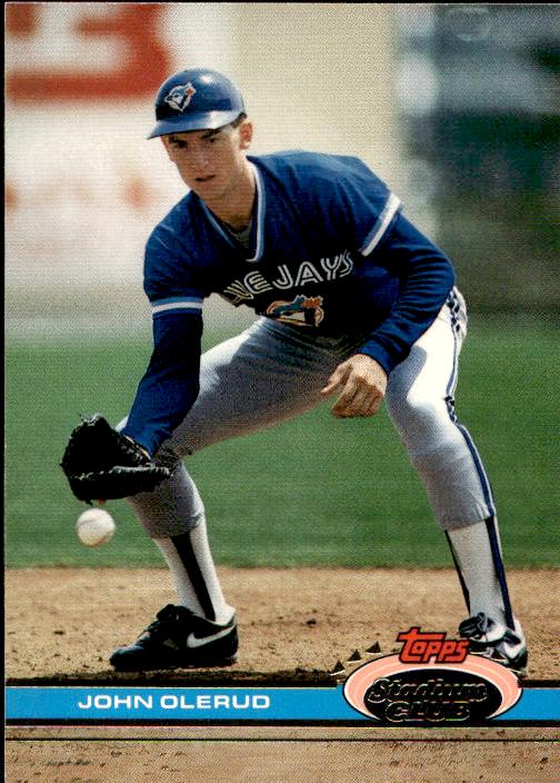 1991 Stadium Club #482a John Olerud