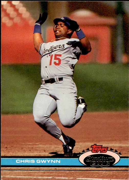 1991 Stadium Club #480a Chris Gwynn