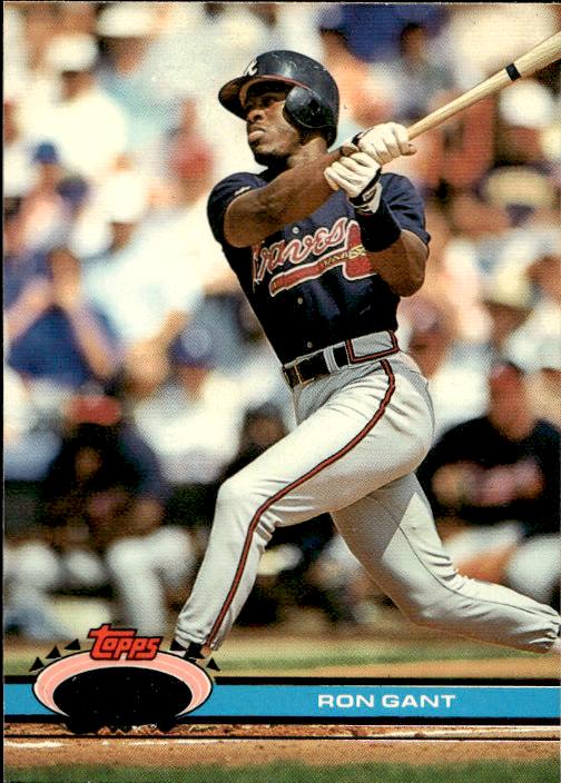 1991 Stadium Club #454a Ron Gant