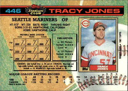 1991 Stadium Club #446 Tracy Jones