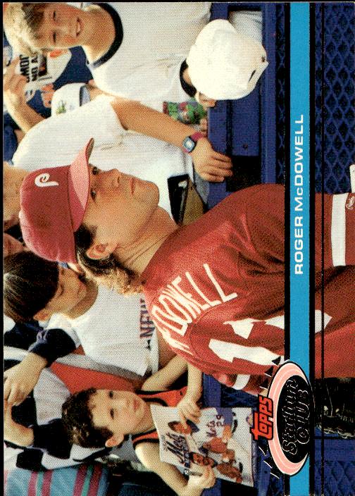 1991 Stadium Club #506 Roger McDowell