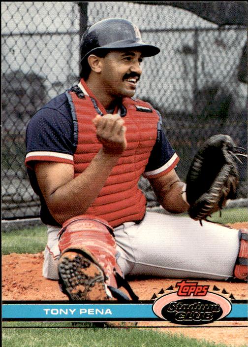 1991 Stadium Club #505a Tony Pena