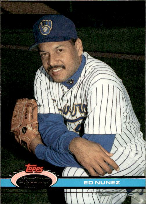 1991 Stadium Club #595 Ed Nunez