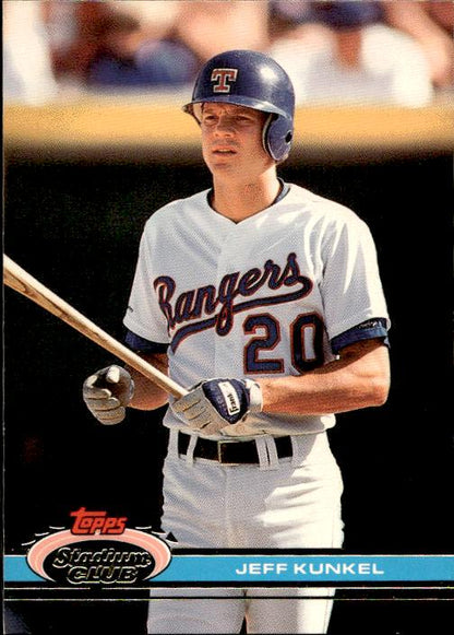 1991 Stadium Club #580a Jeff Kunkel