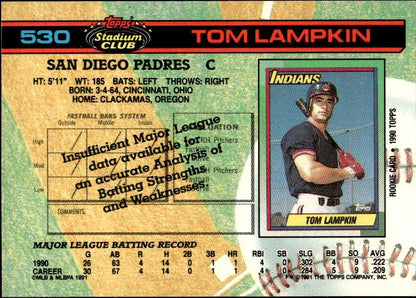 1991 Stadium Club #530 Tom Lampkin