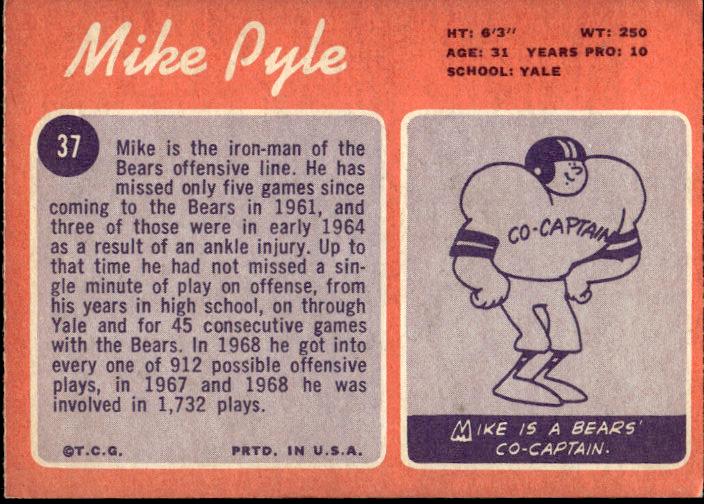 1970 Topps #37 Mike Pyle