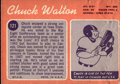 1970 Topps #121 Chuck Walton