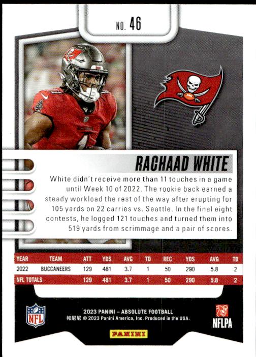 2023 Panini Absolute #46 Rachaad White #46 Retail