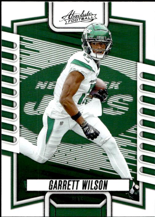 2023 Panini Absolute #87 Garrett Wilson Blue