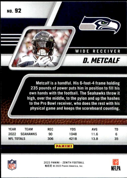 2023 Panini Zenith #92 DK Metcalf Retail