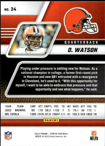 2023 Panini Zenith #24 Deshaun Watson Retail