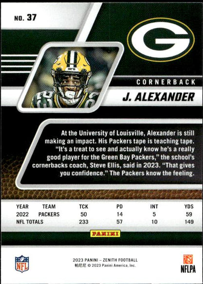 2023 Panini Zenith #37 Jaire Alexander Retail