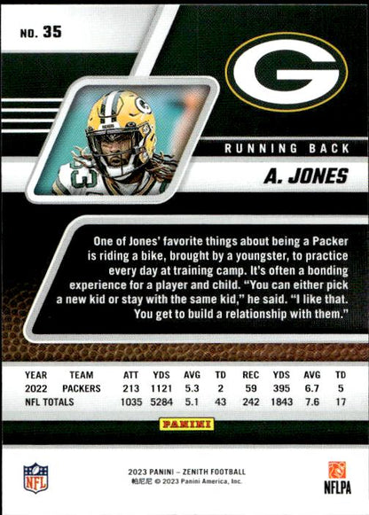 2023 Panini Zenith #35 Aaron Jones Retail