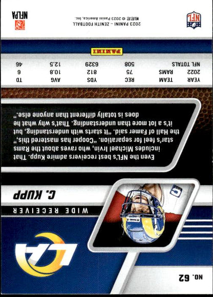 2023 Panini Zenith #62 Cooper Kupp Retail