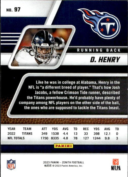 2023 Panini Zenith #97 Derrick Henry #97 Retail